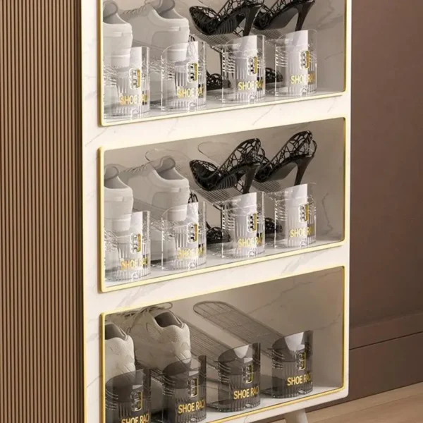 The 2 in 1 Foldable Shoe Organizer - Luxury and Efficiency For Compact Living
